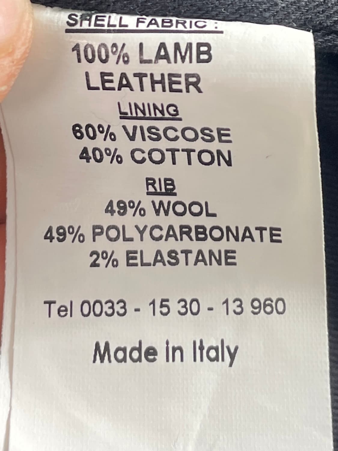 다미드도마 램스킨 레더자켓 (on.660)   상품이미지8