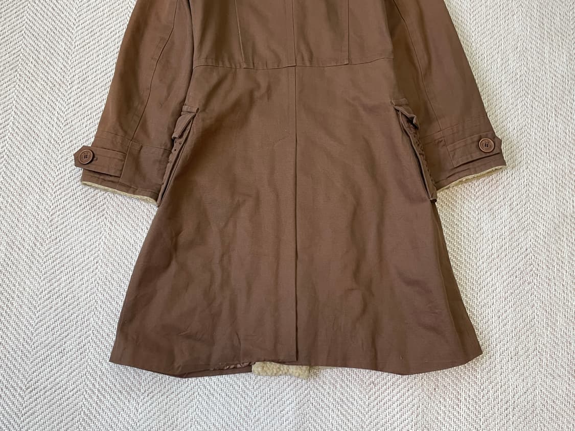 아르마니 익스체인지 스팽글 보아카라 롱 코트 상품이미지9