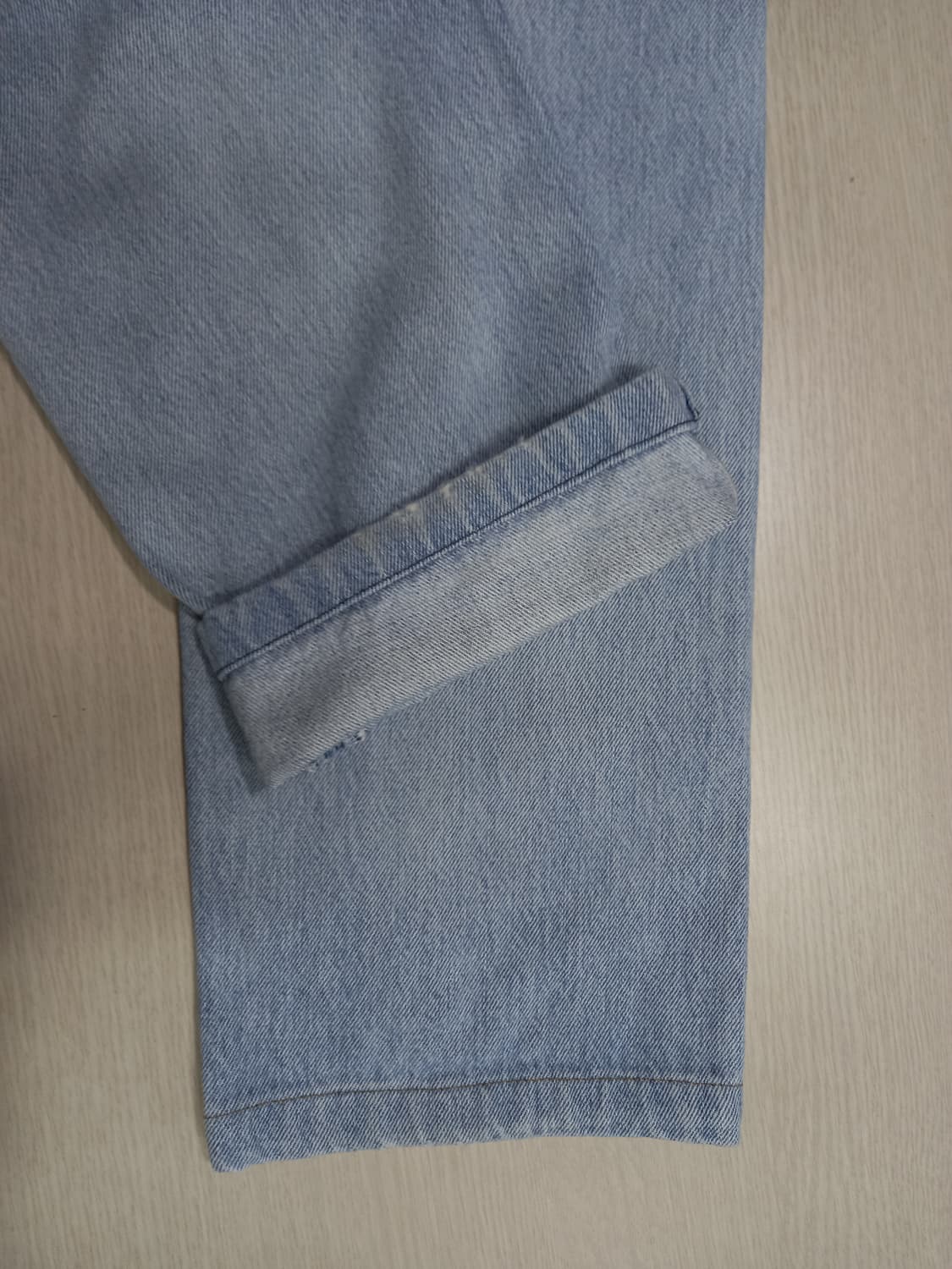 31 90's 리바이스501 여성용 일자진 연청 31-474 상품이미지5