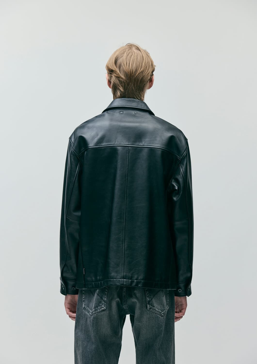 [네이버후드/새상품] 레더 카코트 S(95~100) 상품이미지7