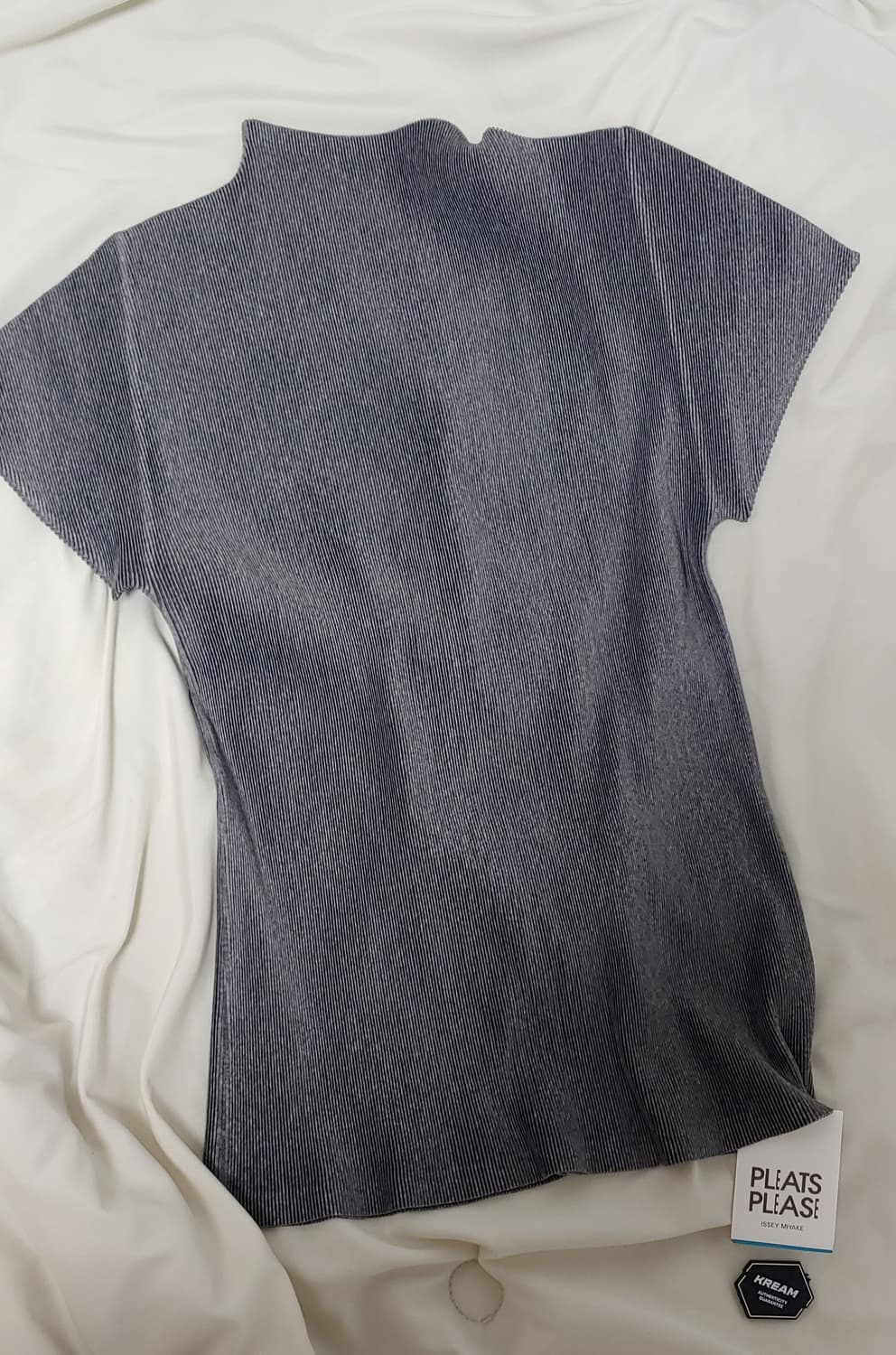 플리츠 플리즈 미스트 베이직 탑 라이트 그레이 3 상품이미지3