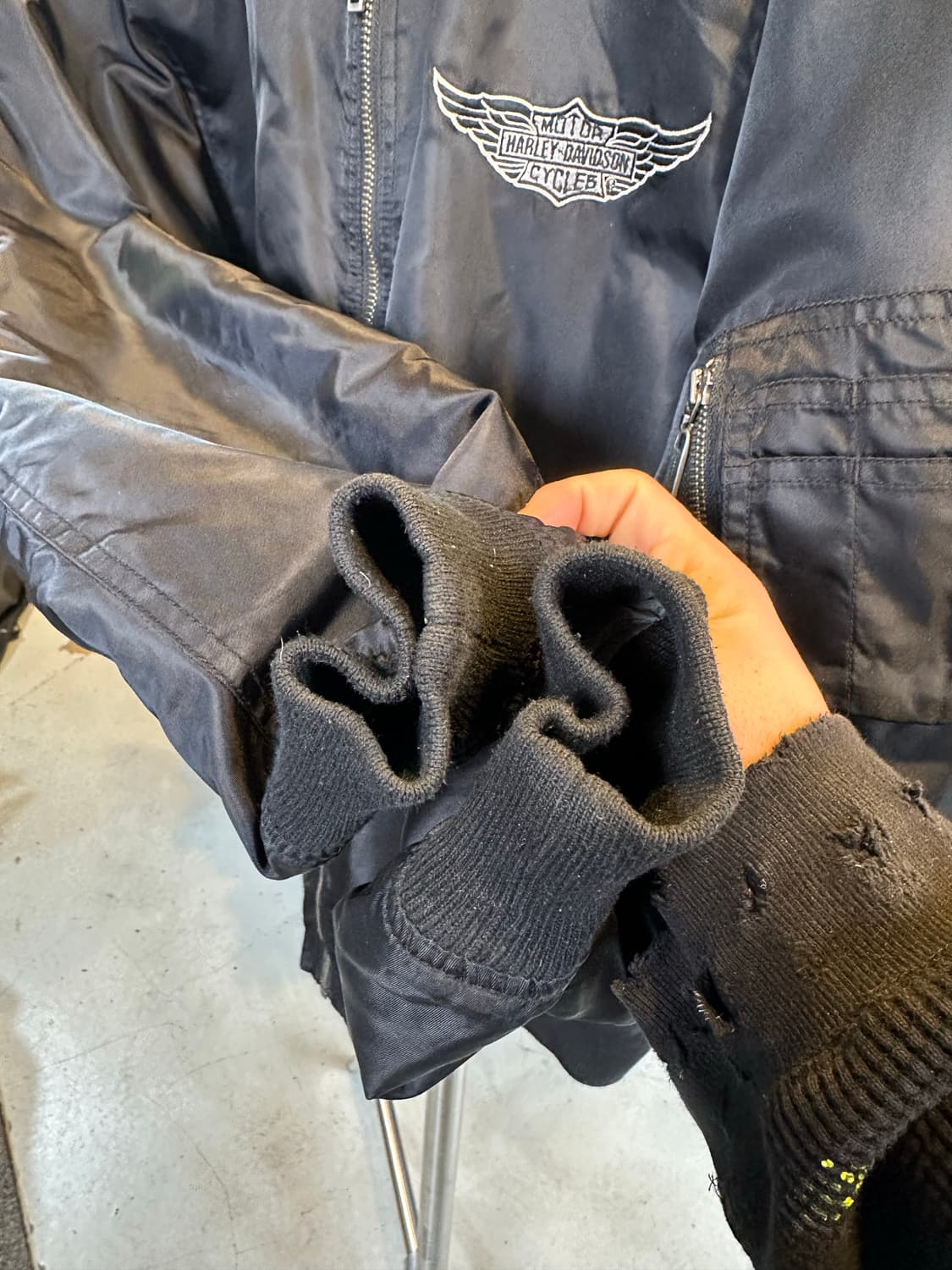 할리데이비슨 퀄팅 라이닝 붐버 자켓 상품이미지6