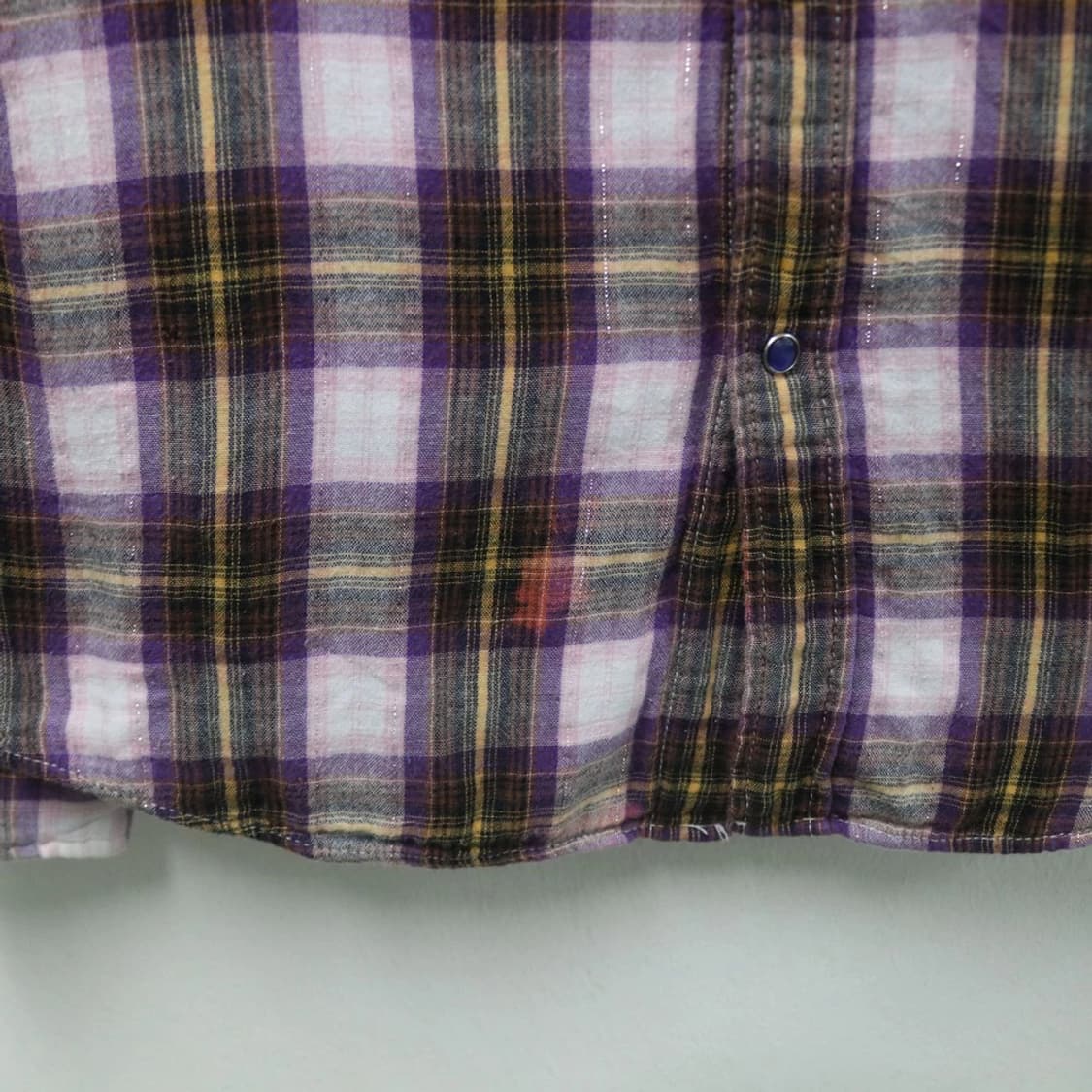 NAVER SEEN THING 체크 셔츠 63739 상품이미지5