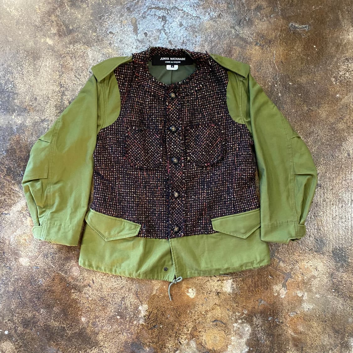 (S) 준야와타나베 니트 울 야상 상품이미지1