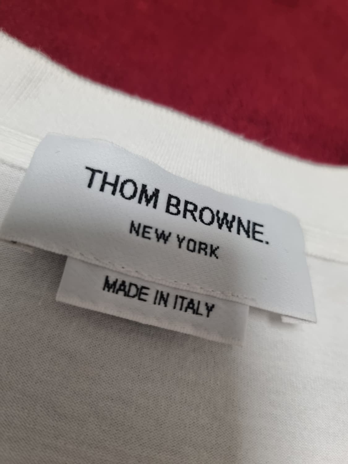 톰브라운 사선 반팔 상품이미지2