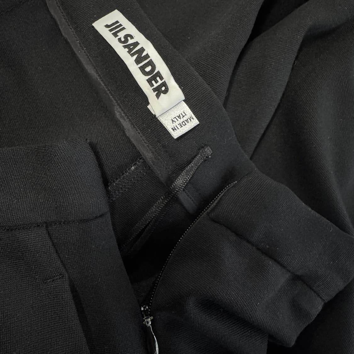 질샌더 베이직 블랙 슬랙스 팬츠 상품이미지2
