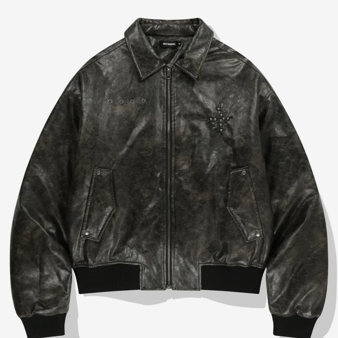 낫포너드 Thorn 4 MA-1 Bomber Jacket - Black 상품이미지2