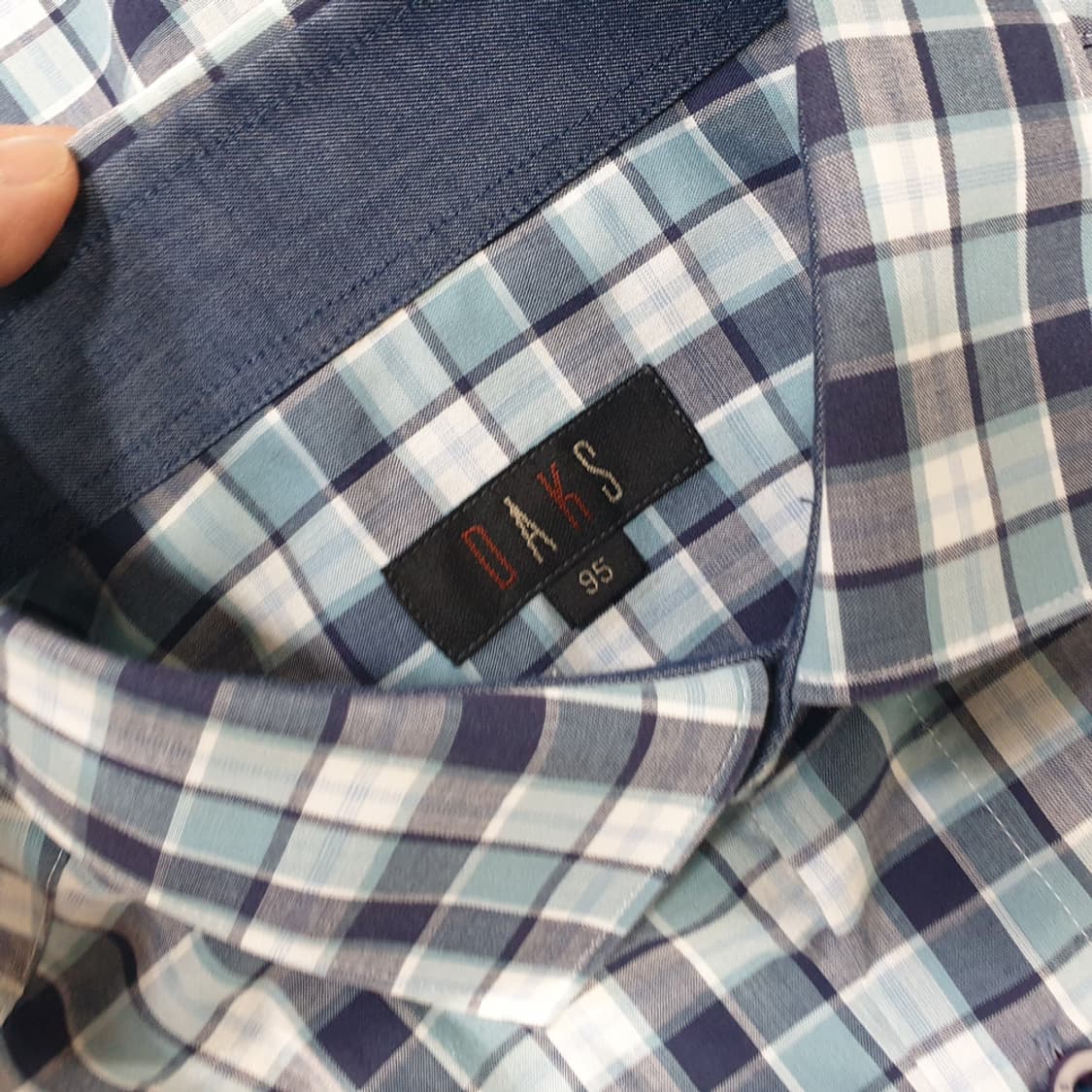 닥스 DAKS 남성 체크 남방 셔츠 95 상품이미지6