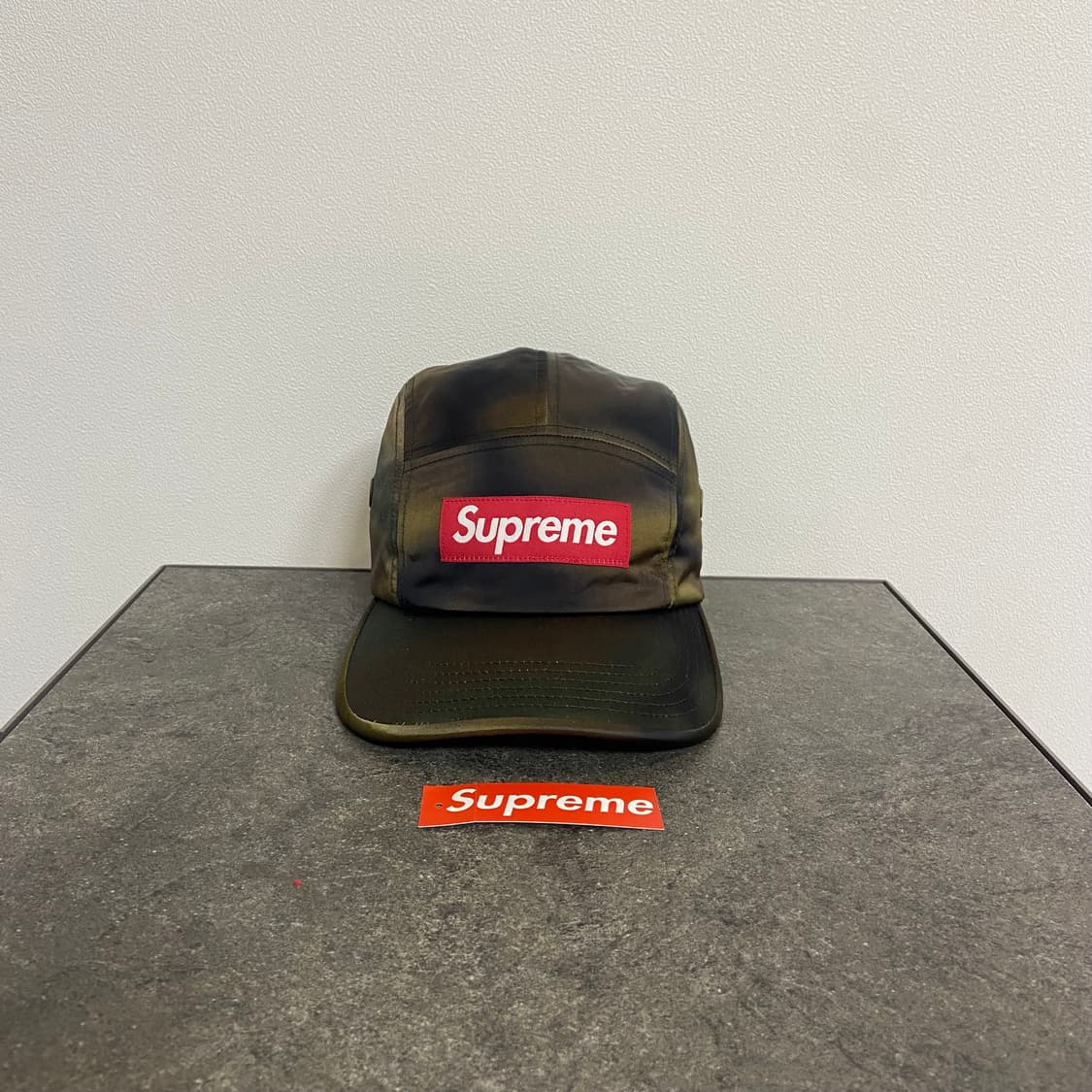 (OS) 슈프림 박스로고 캠프캡 모자 사틴 카모 상품이미지1