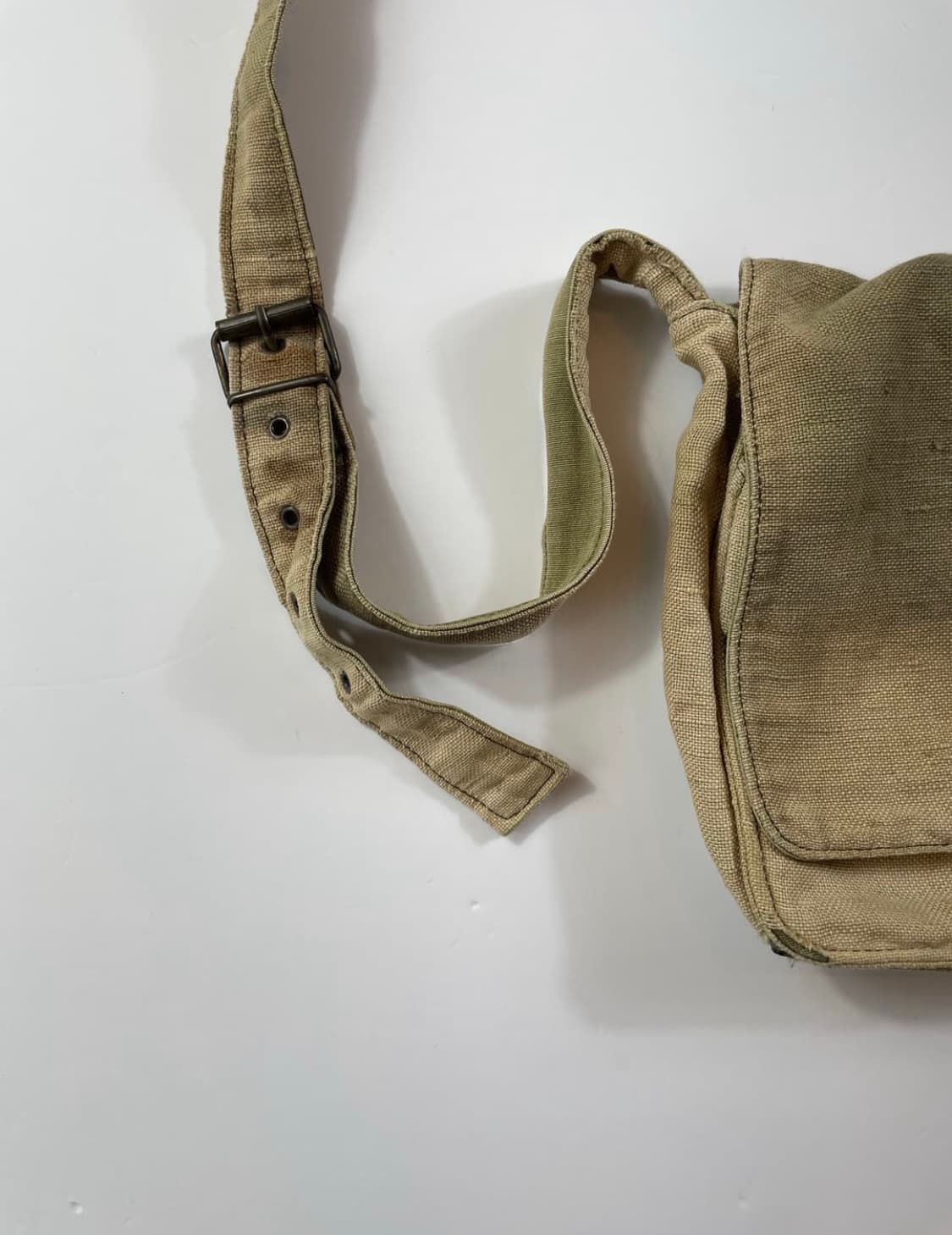 빈티지 밀리터리 캔버스 크로스백 상품이미지2