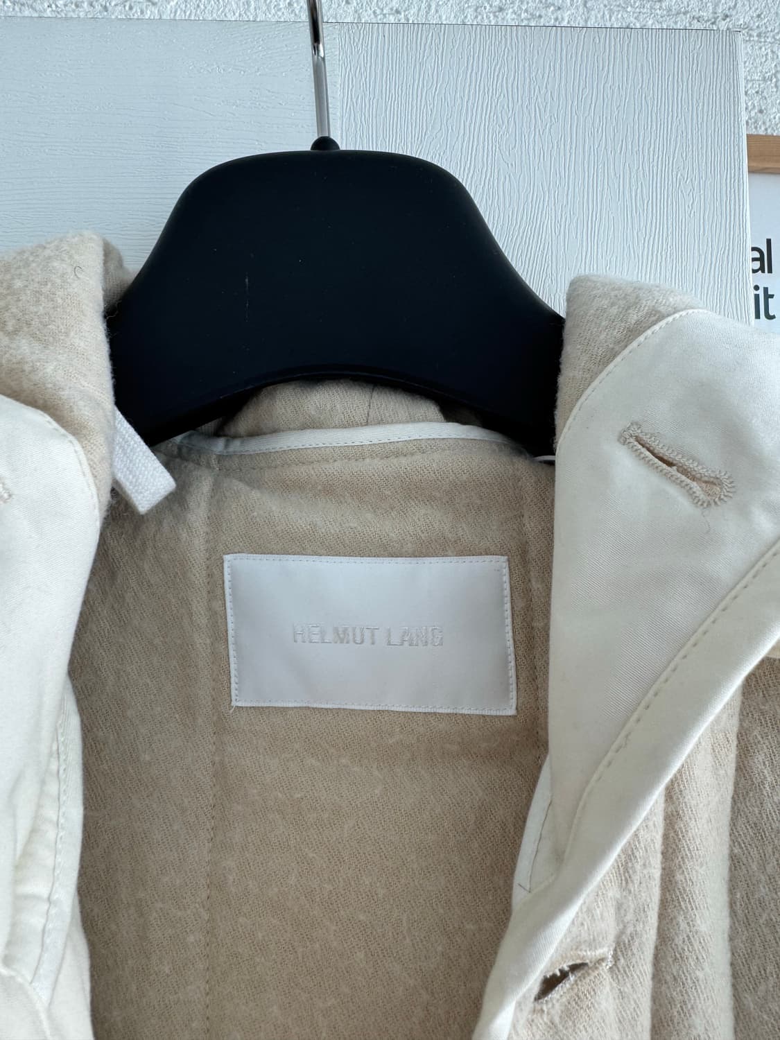 [헬무트 랭] Helmut Lang 후드 퀼팅 코트 이탈리안 패브릭 S 상품이미지3