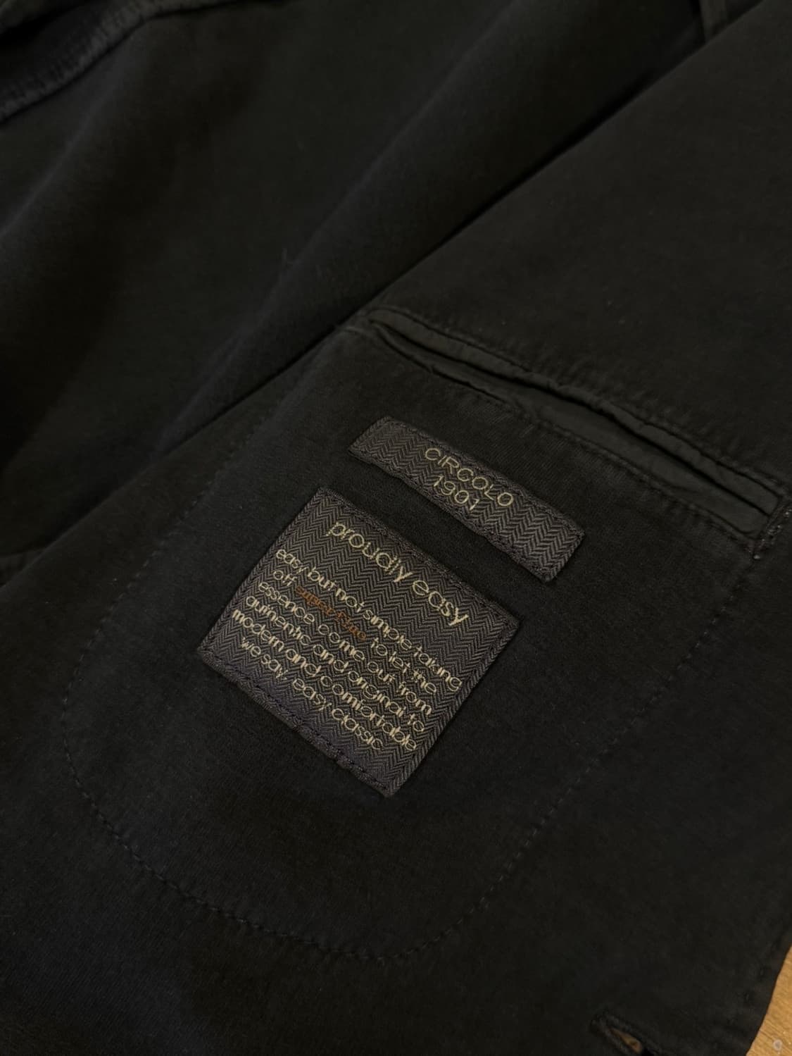 치르꼴로 저지 패브릭 자켓 95 상품이미지8