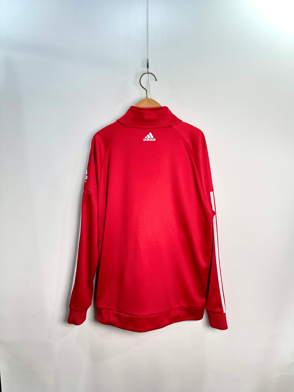 아디다스 컴뱃스포츠 빅로고 빨흰 져지 트랙탑 상품이미지3