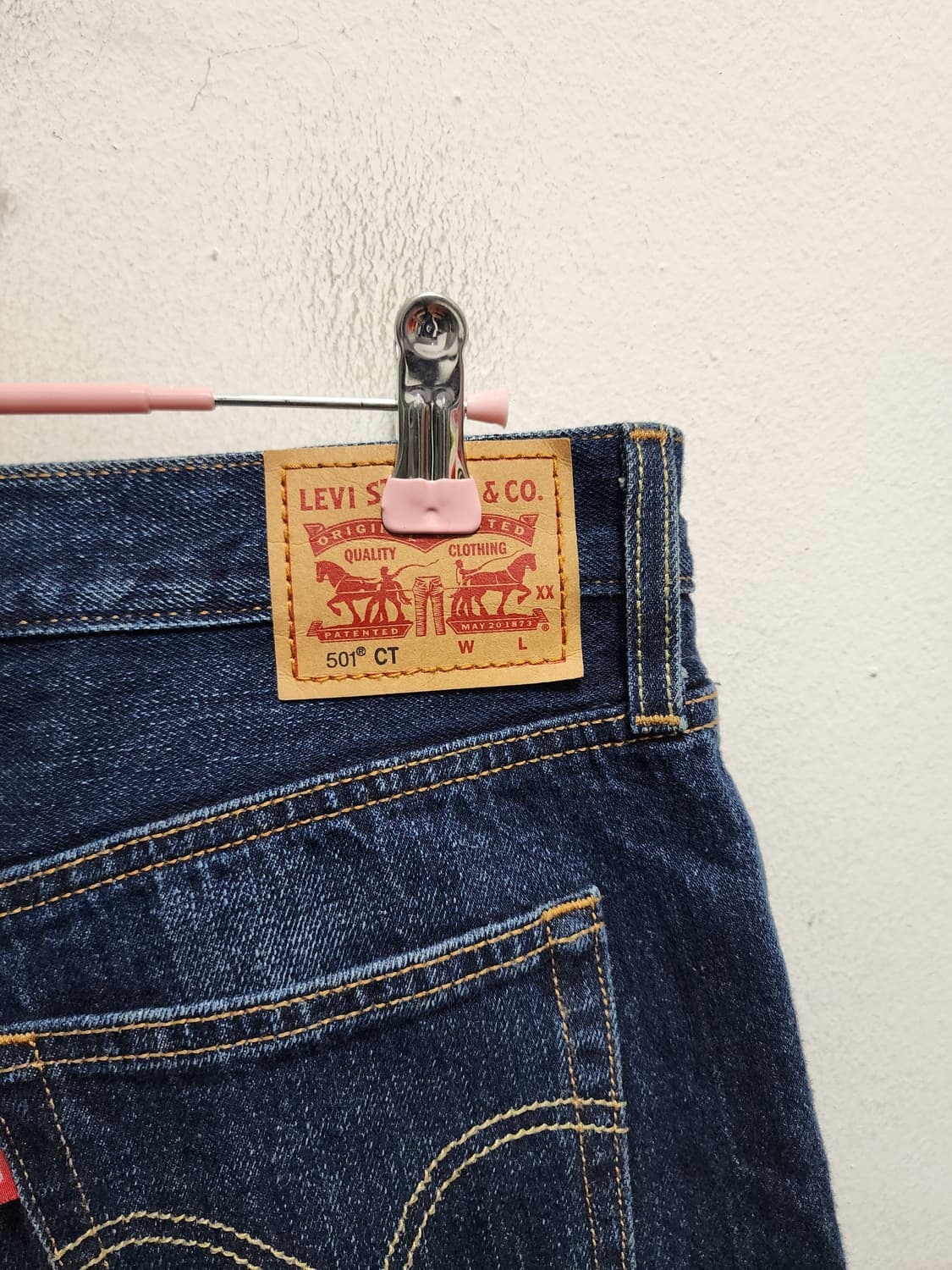 리바이스 501CT 진청 청바지 상품이미지4