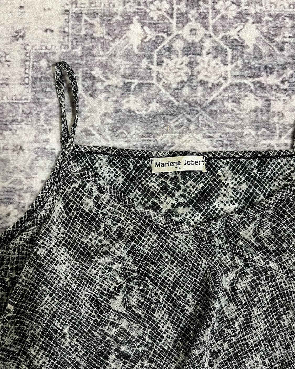 Grunge Snake Print Cami Sleeveless 상품이미지6