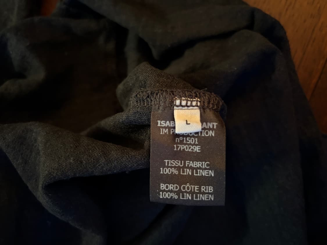 Isabel Marant Étoile 로고 그래픽 린넨 티셔츠 상품이미지4