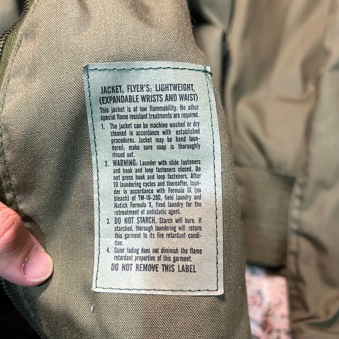 [XL] 90s usaf CWU-36P 아라미드 플라이트 자켓  상품이미지6