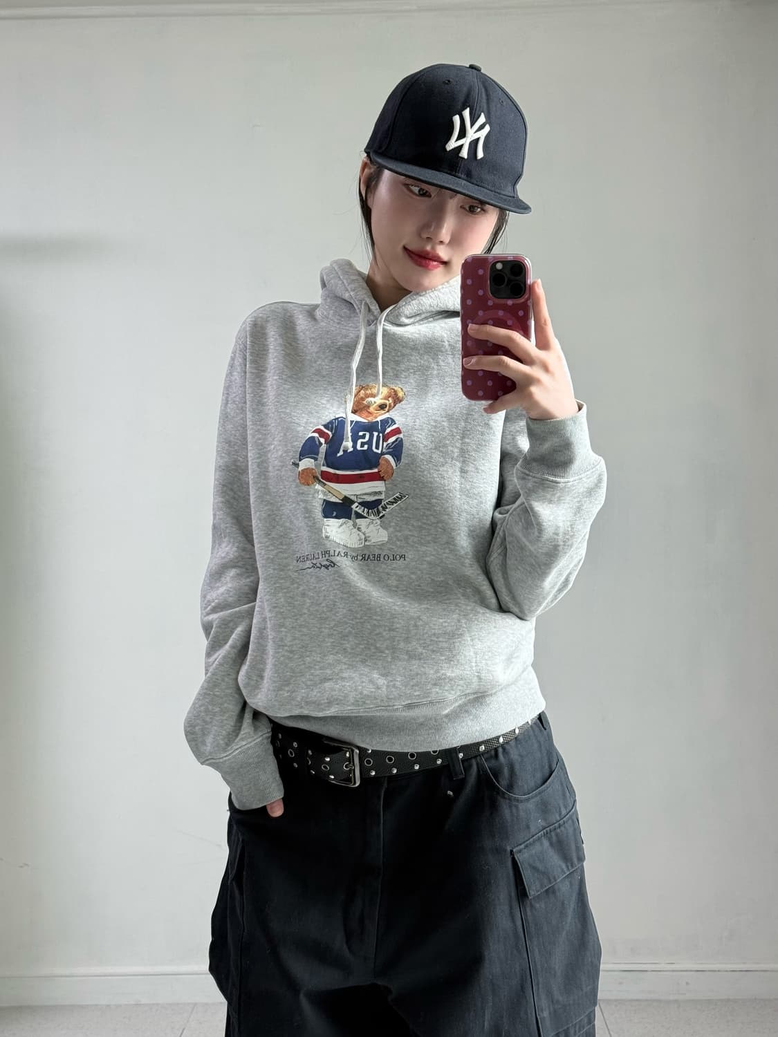 폴로 USA 베어 후드티 상품이미지3