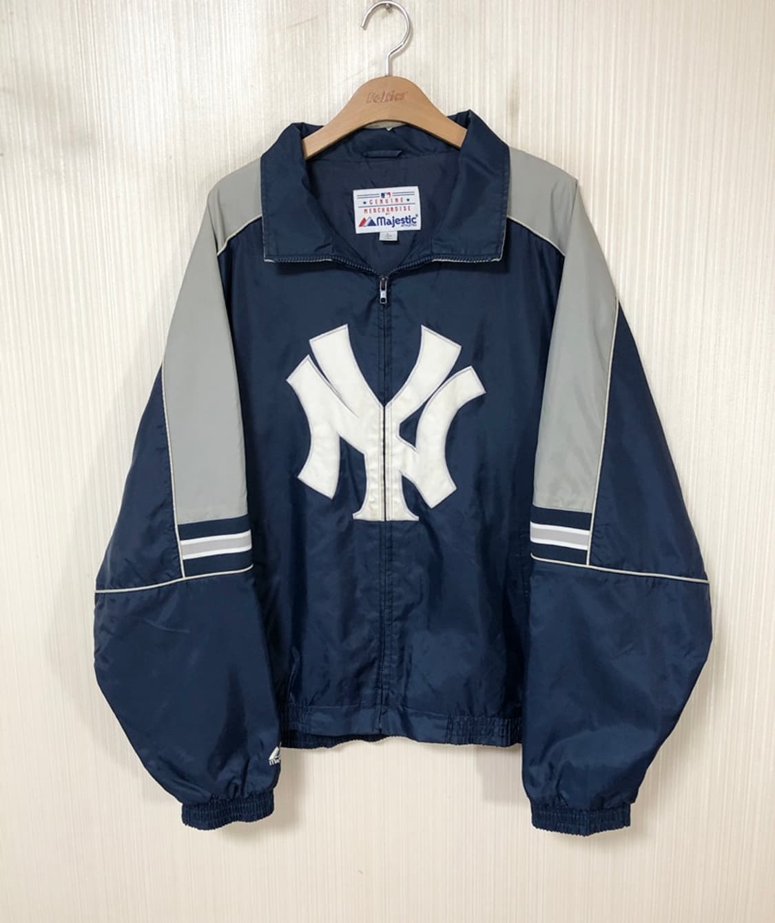 MLB 마제스틱 뉴욕양키스 빅로고/올드스쿨자켓 L(해외) 상품이미지1