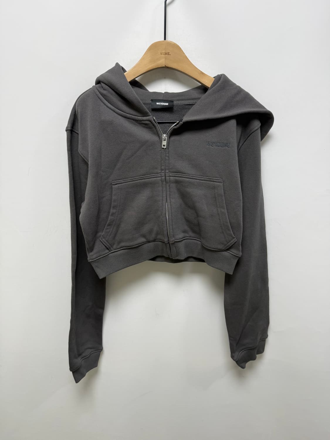 WE11DONE 웰던 크롭 후드집업 상품이미지1