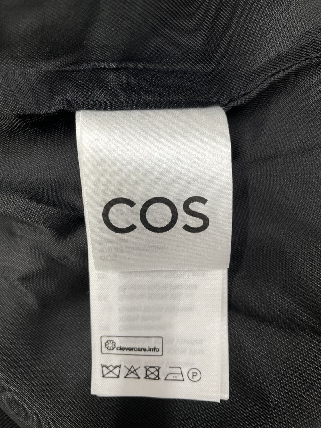 COS 울 테일러드 롱 베스트 블랙 상품이미지4