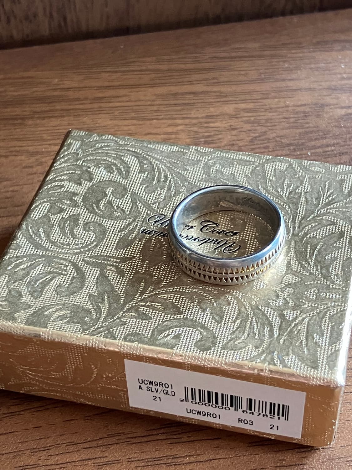 언더커버 / GIZ 링 / US 21 상품이미지1