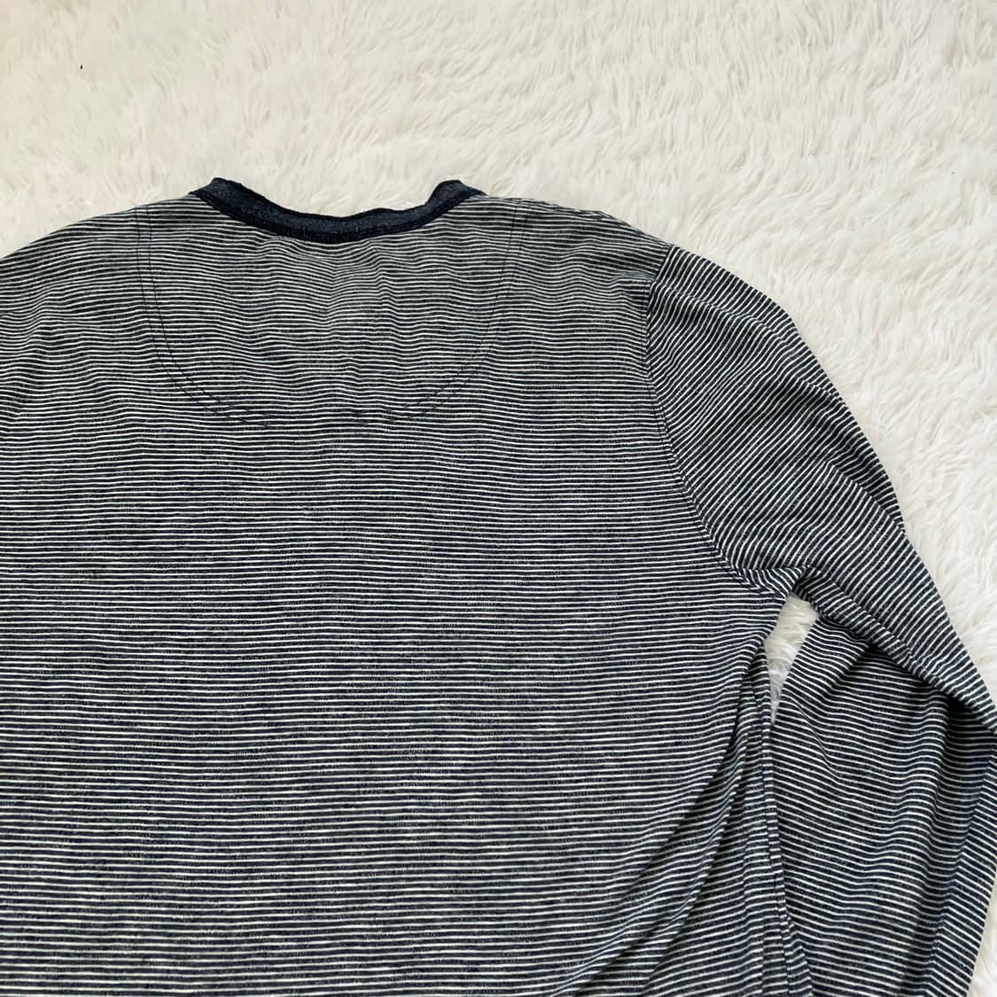 빈티지 아베크롬비 버튼 스트라이프 티셔츠 924 y2k 스트릿 모리 갸루 상품이미지6