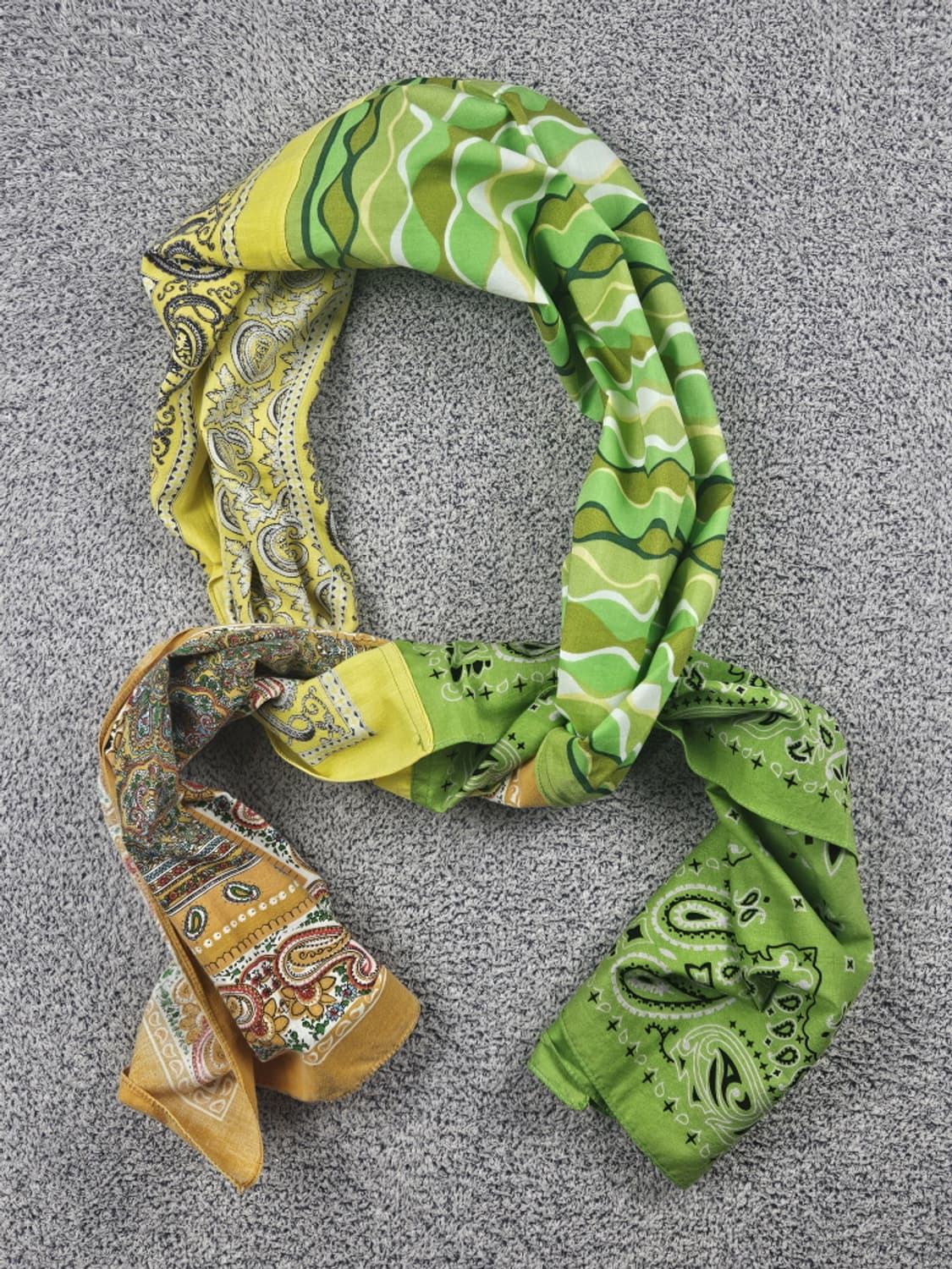 반다나 리워크 커스텀 스카프 머플러 / 10425 상품이미지7