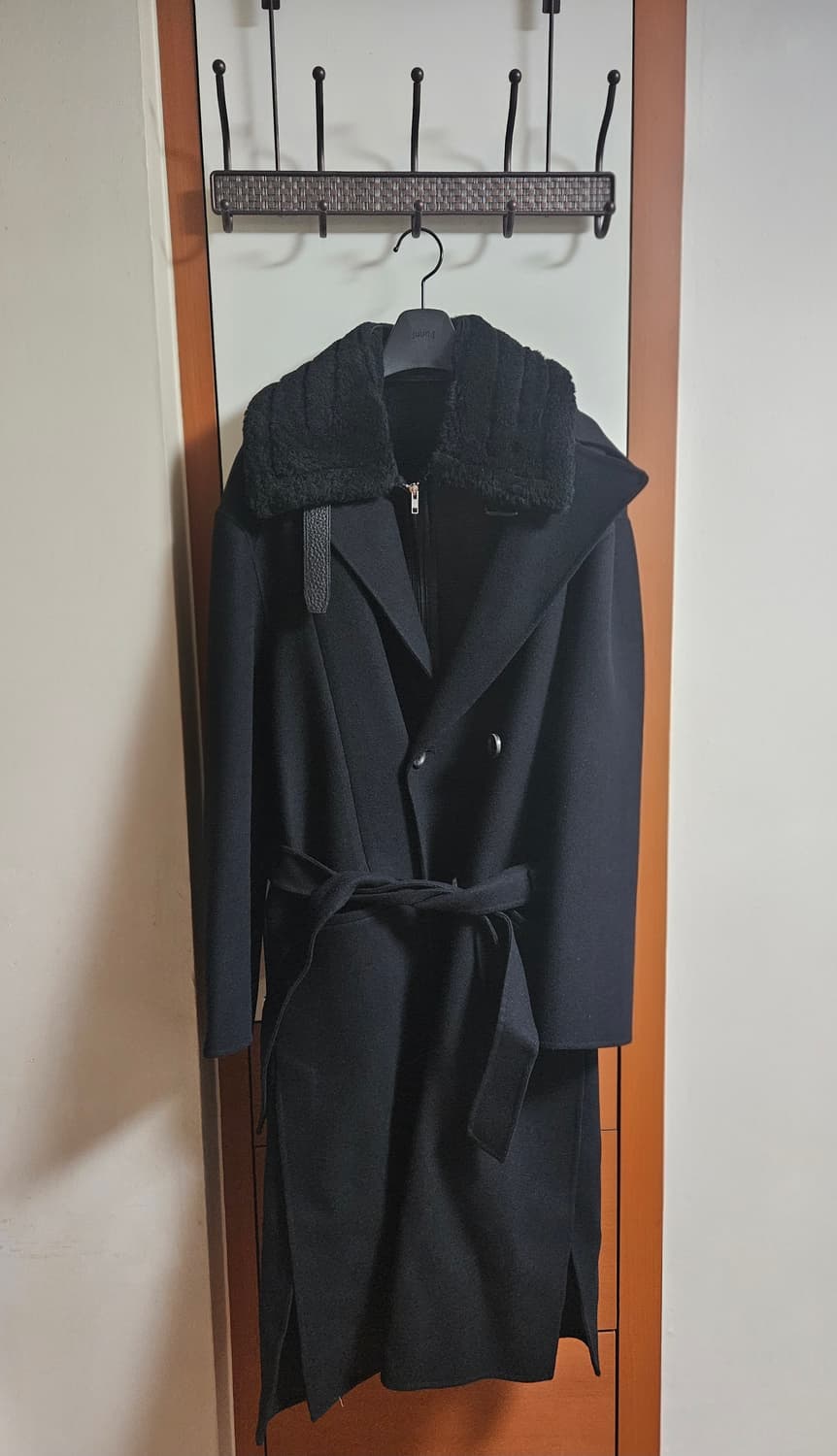 [46] 준지 24FW 울펠트 무스탕 롱코트 팝니다. 상품이미지1