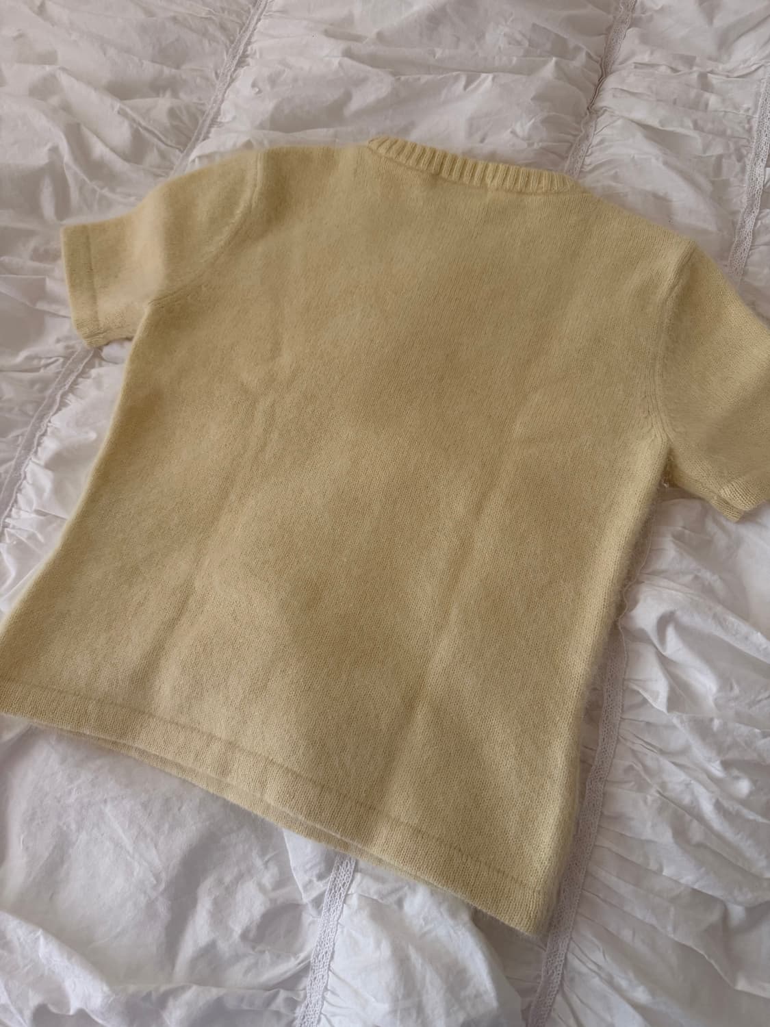 COURREGES 꾸레쥬 앙고라 반팔 니트 상품이미지2