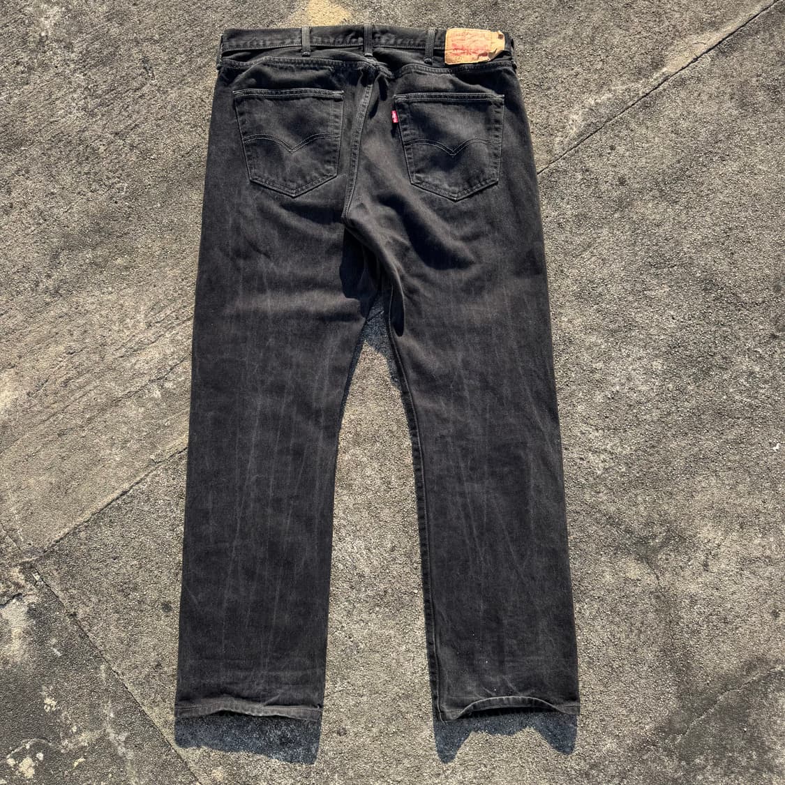 [38] 리바이스 501 흑청 데님 팬츠 상품이미지2