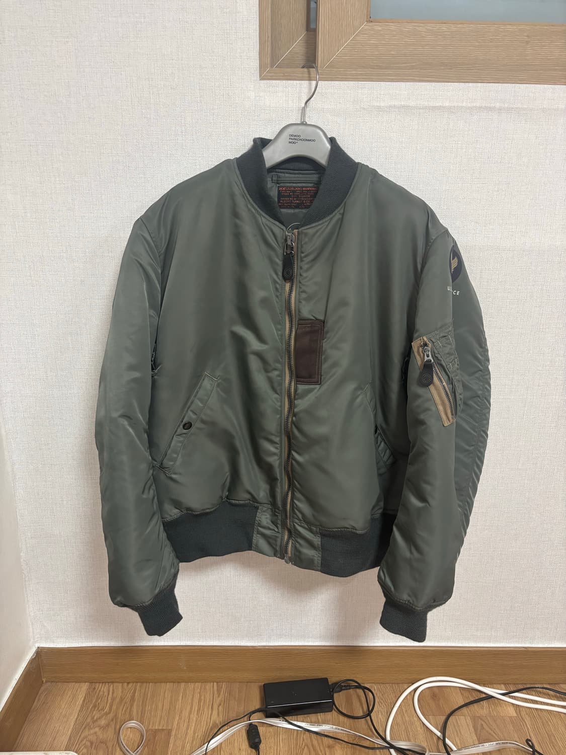 [XL] 버즈릭슨 알버트 터너 ma-1 세이지 그린 상품이미지2