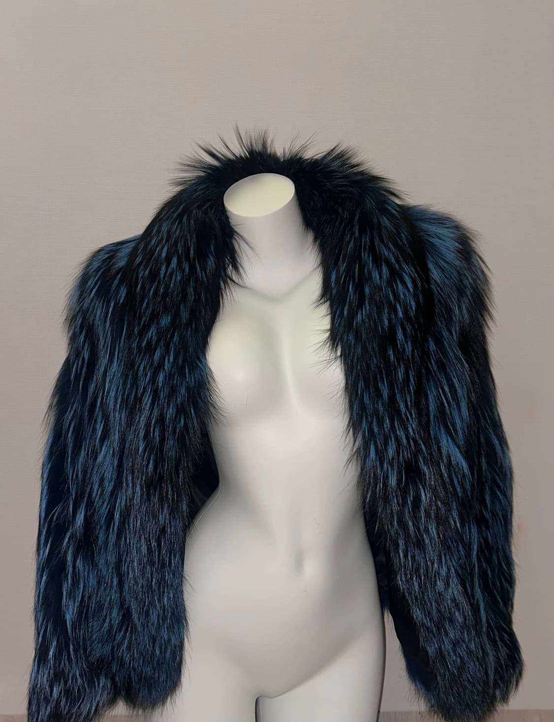 빈티지 블루 폭스 퍼자켓 상품이미지2