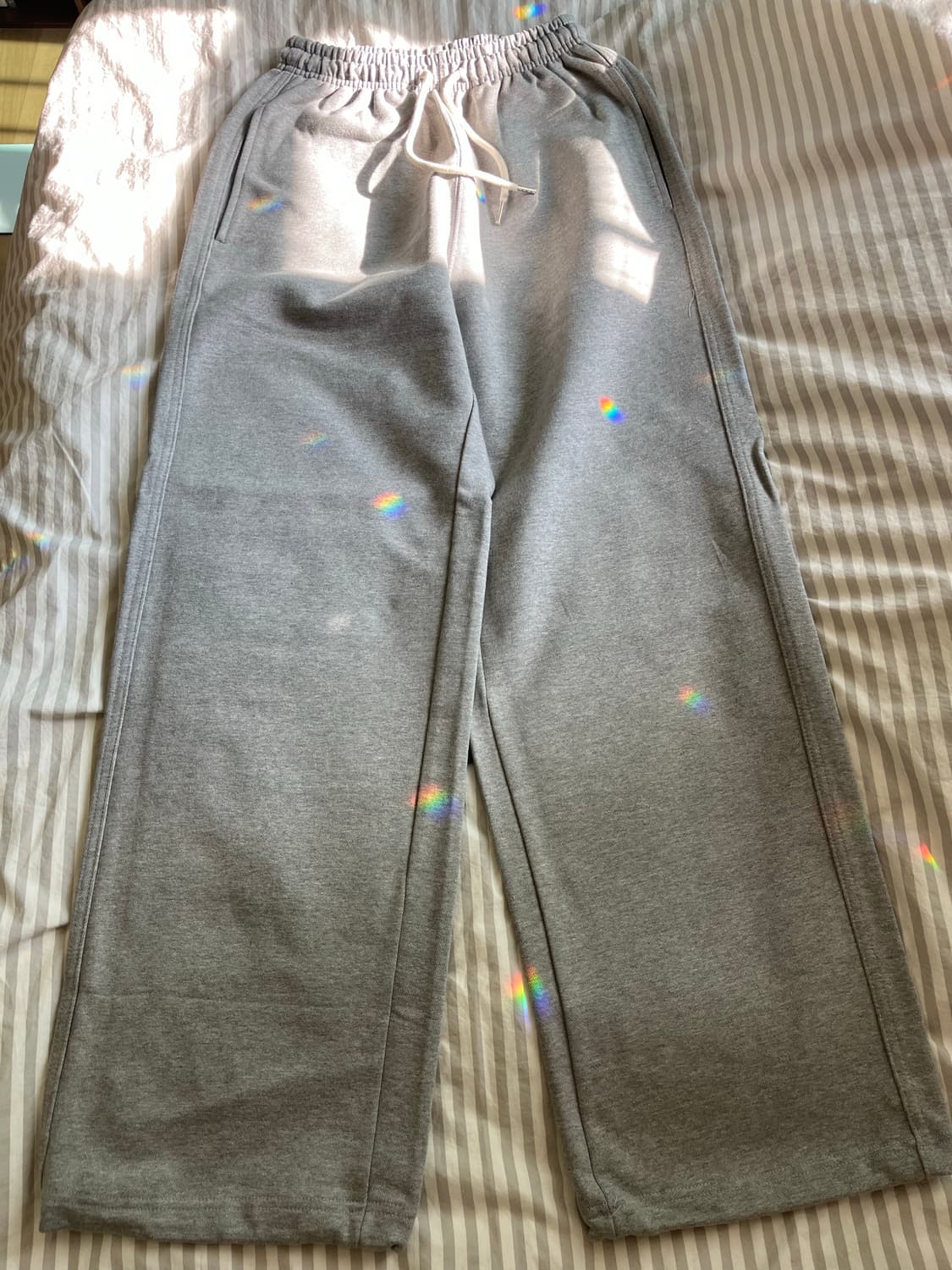 파사드패턴 와이드 프랜치 스웻 팬츠(XS) 상품이미지3