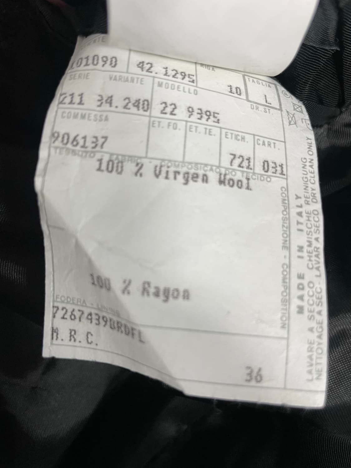 90s made in italy Polo RL 상품이미지6