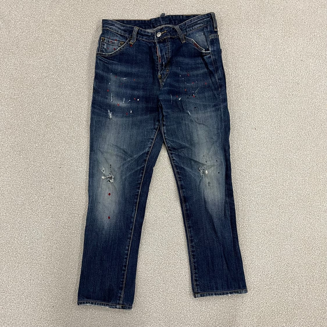 46 디스퀘어드2 스플래터 데님 청바지 0203M2 상품이미지1