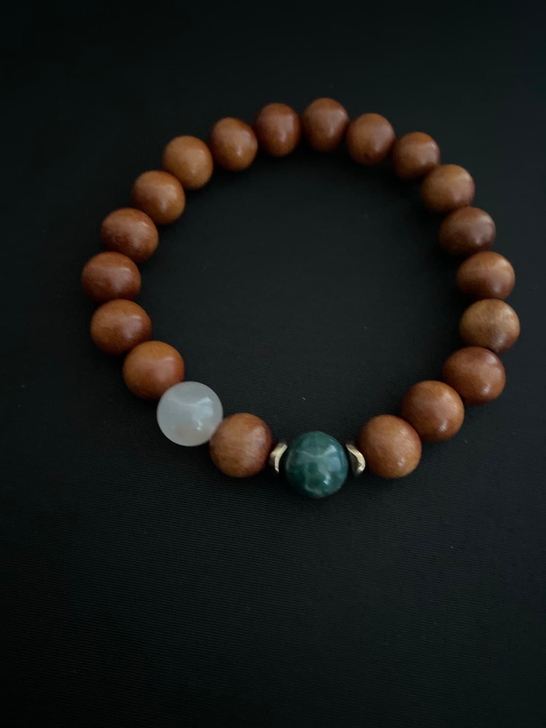 천연 우드 비즈 팔찌 상품이미지2