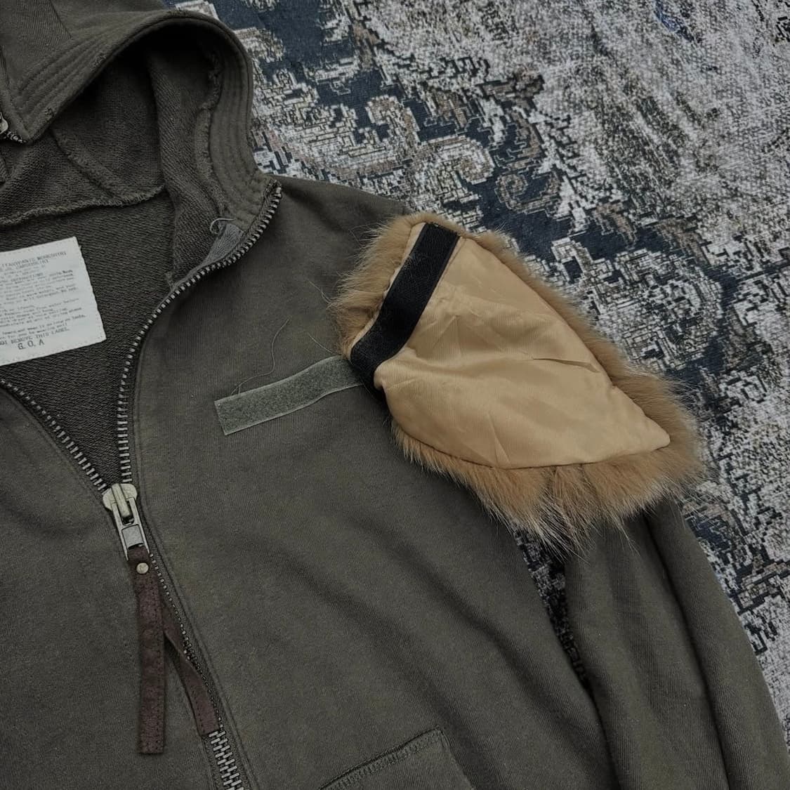 G.o.a 00’s archive fur hood jacket 상품이미지4