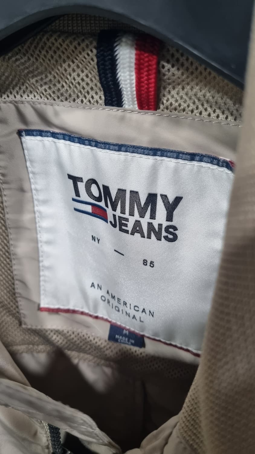 tommy jeans) 타미진 베이지색 집업자켓 가슴단면53(국내100) 상품이미지3
