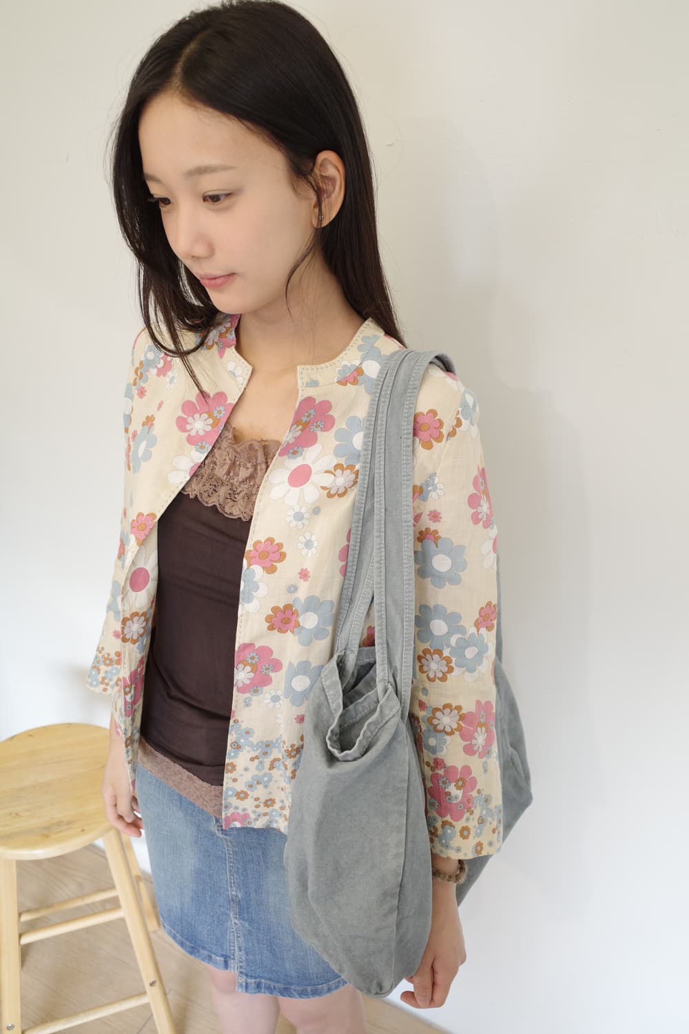 flower linen jacket 상품이미지1