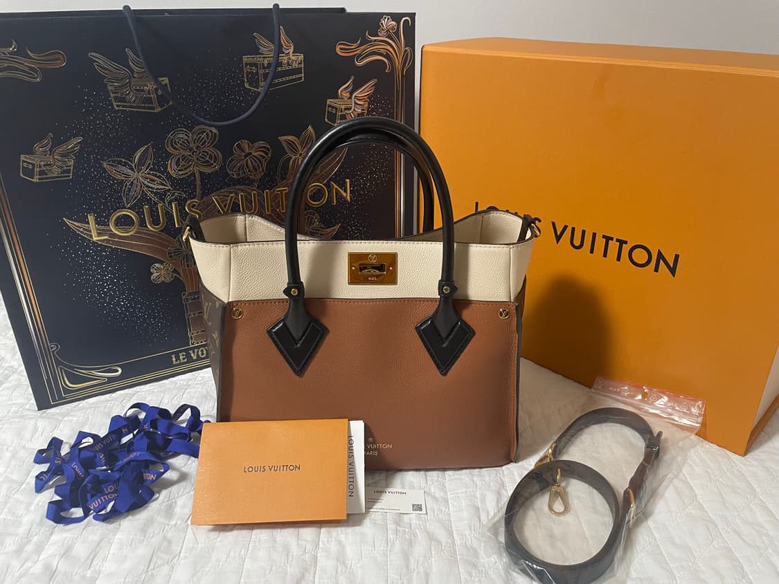 루이비통 온마이사이드 mm토트백 샤테뉴브라운 상품이미지1