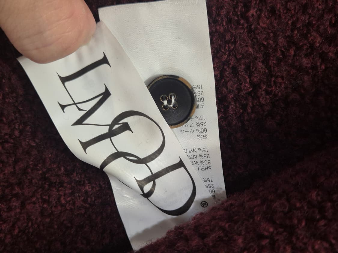 라운드넥 울부클 가디건 엘무드 상품이미지3