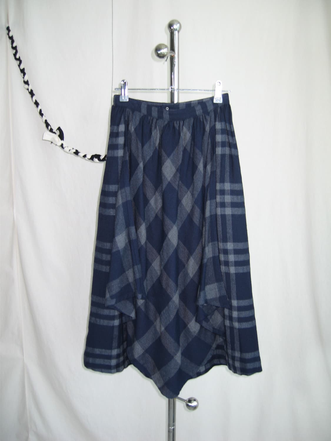 Comme des Garcons 체크 울 스커트 상품이미지1