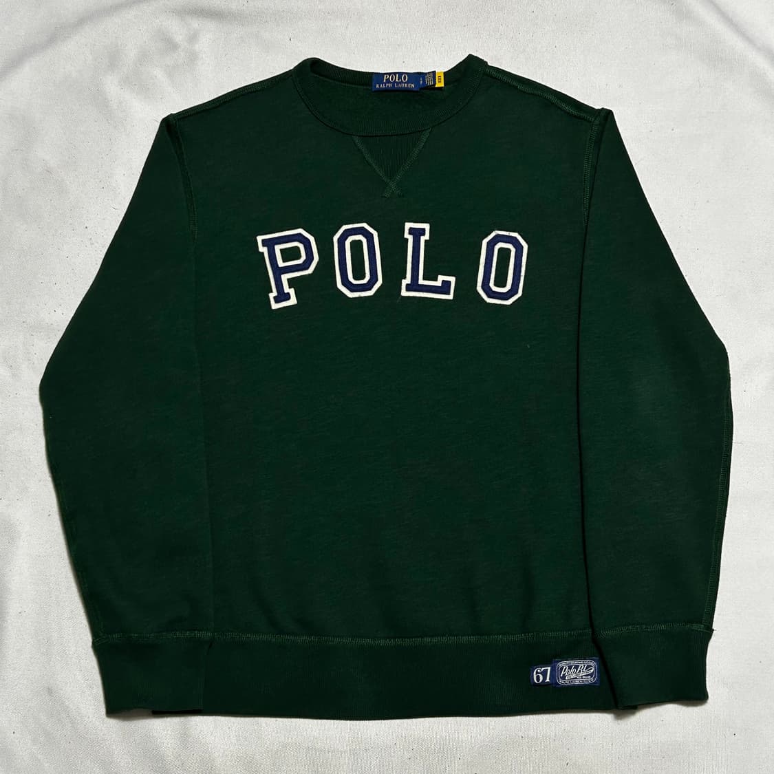 S 폴로 랄프로렌 그린 아치 로고 맨투맨 상품이미지2