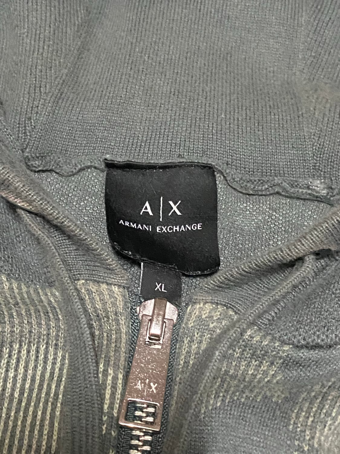 알마니 익스체인지 카키 후드집업 XL 상품이미지3