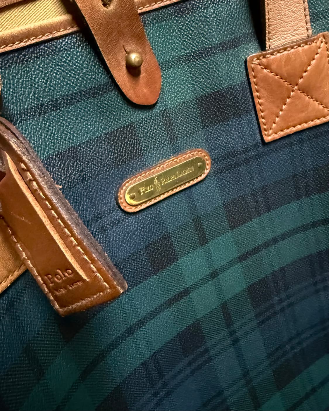 폴로 랄프로렌 블랙와치 토트백 상품이미지4