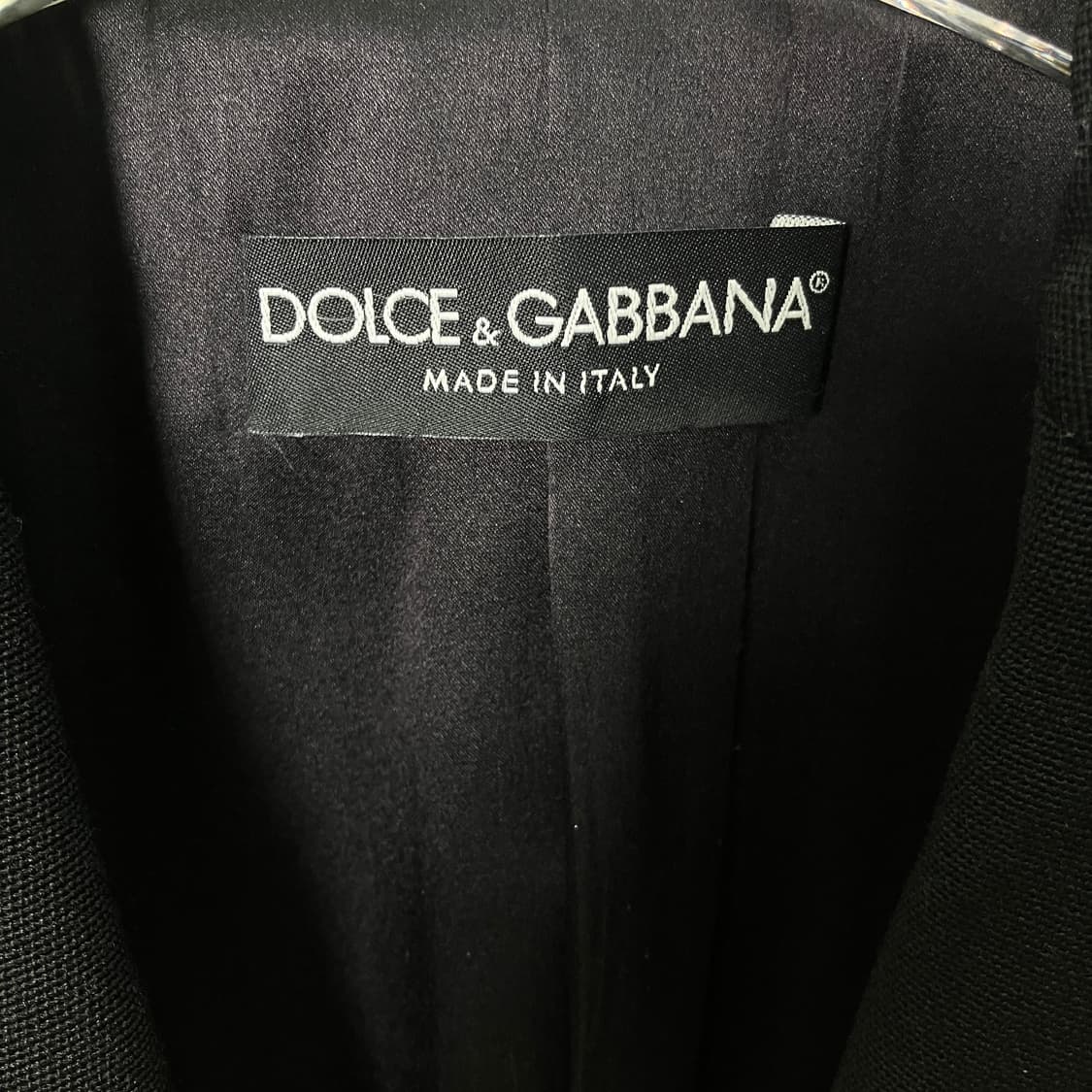 돌체앤가바나 블랙 테일러드 롱코트 36 상품이미지3