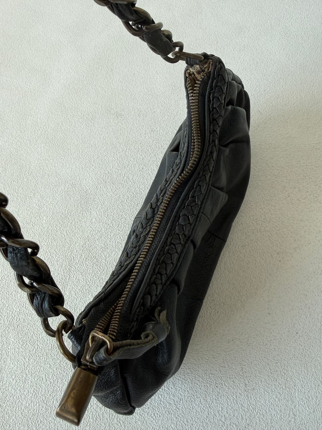 Pre owned 레더 미니 숄더백 상품이미지6