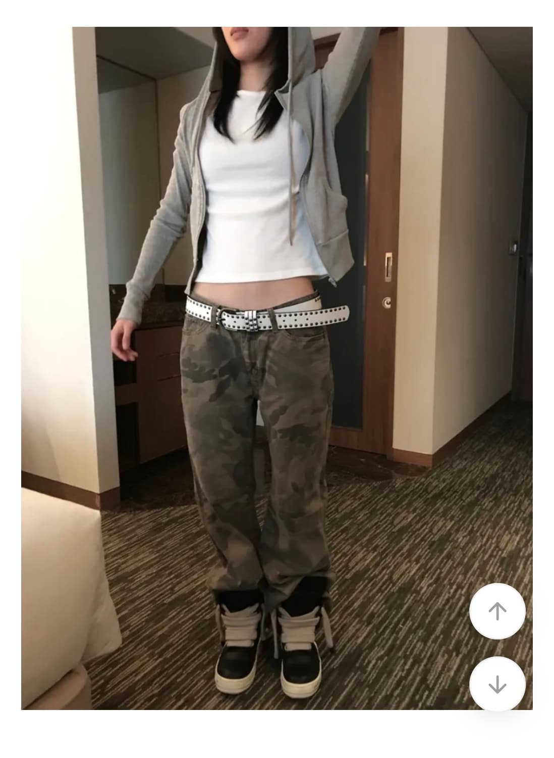 쿄이 카모 세미 부츠컷 팬츠 상품이미지1