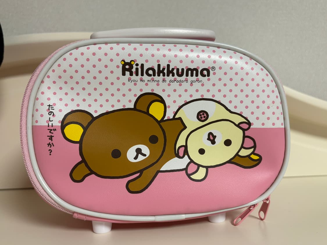 리락쿠마 코리락쿠마 미니트렁크 핑크 고전 상품이미지1
